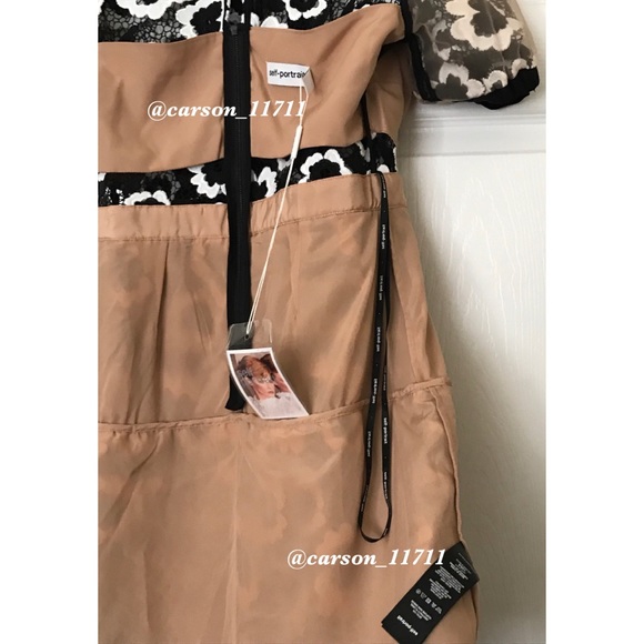 NWT Self Portrait Abstract Floral Guipure Mini Dress ⚠️Runs Small* - Picture 10 of 10